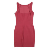 GUESS Womens Red Cotton Blend Bodycon Dress Sleeveless Short Size S Zipper
