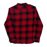 Levis Checked Flannel Shirt - XL Black Cotton