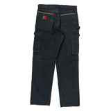 Wrangler Cargo Trousers - 32W 34L Black Cotton