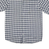 CARHARTT Mens Blue & White Check Shirt L Cotton Blend Casual Workwear Relaxed