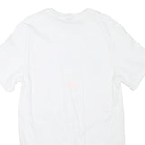 NIKE Mens White Paris Graphic T-Shirt S Short Sleeve Crew Neck Just Do It