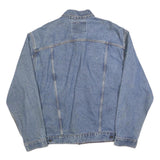 LEVI'S Mens Blue Denim Jacket L Cotton Button Classic Fit Casual