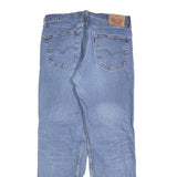 LEVI'S 505 Mens Jeans Blue Regular Straight Denim Medium W34 L32 Classic Zip