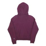 CHAMPION REVERSE WEAVE Womens Purple Hoodie XS Cotton Blend Pullover Hooded