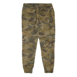 FSBN Mens Cotton Blend Camouflage Relaxed Tapered Trousers W32 L29 Casual