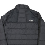 THE NORTH FACE Womens Black Puffer Jacket L Polyester Blend Zip 700 Fill Warm