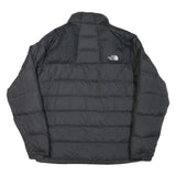THE NORTH FACE Womens Black Puffer Jacket L Polyester Blend Zip 700 Fill Warm