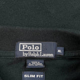 Polo By Ralph Lauren Slim Fit Polo Shirt - XL Black Cotton