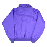 COLUMBIA Mens Purple Teal Reversible Jacket M Polyester Zip Plain Casual