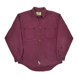 Levis Denim Shirt - Large Purple Cotton