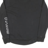 PUMA Womens Black Cotton Track Jacket XL Zip Plain Sport Casual