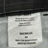 Wrangler Checked Cargo Shorts - 38W 11L Black Cotton