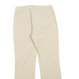 PENNY BLACK Womens Cotton Blend Beige Regular Fit Straight Leg Trousers W27 L27