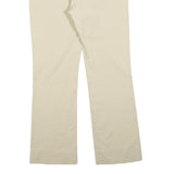 PENNY BLACK Womens Cotton Blend Beige Regular Fit Straight Leg Trousers W27 L27