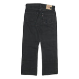 LEVI'S 501 Mens Black Regular Jeans Denim W32 L28 Classic Button Fly