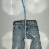 501 Levis Jeans - 34W 32L Blue Denim