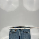 Levis 505 Jeans - 35W 32L Blue Cotton