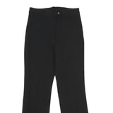COLMAR Womens Wool Blend Black Regular Fit Straight Trousers W26 L28
