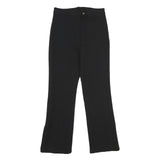 COLMAR Womens Wool Blend Black Regular Fit Straight Trousers W26 L28