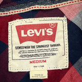 Levis Checked Short Sleeve Shirt - Medium Multicoloured Cotton