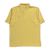 Kappa Polo Shirt - Medium Yellow Cotton