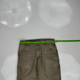 Carhartt Carpenter Pants - 34W 32L Khaki Cotton