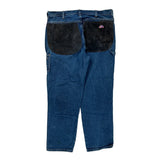 Unbranded Double Knee Carpenter Jeans - 38W 30L Blue Denim