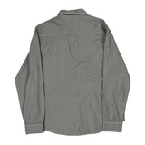 Levis Striped Shirt - XL Grey Cotton