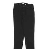LEVI'S 721 Womens Jeans Black Slim Skinny Denim W26 L32 Stretch Cotton Blend