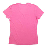 JACK WOLFSKIN Womens Pink T-Shirt S Short Sleeve V-Neck Lightweight Sport