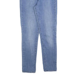 LEVI'S 721 Womens Jeans Blue Slim Skinny Denim Light W26 L27 Stylish Zip