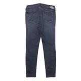 CALVIN KLEIN JEANS Womens Blue Regular Skinny Denim Dark W30 L28 Zip Pocket