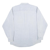 AUTHENTIC GFC Mens Light Blue Cotton Shirt 2XL Button Down Casual Lightweight