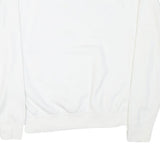 NIKE Mens White Pro Play Volleyball Crew Neck S Cotton Blend Sweatshirt