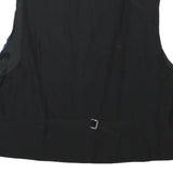 BEST COLLECTION Mens Blue & White Polka Dot Stripe Retro Button Jacket L