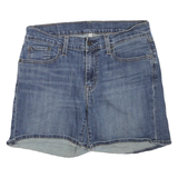 LEVI'S Womens Denim Blue Cotton Blend Casual Shorts S W29 Classic Fit