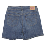 LEVI'S Womens Denim Blue Cotton Blend Casual Shorts S W29 Classic Fit