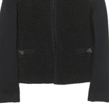 LIU JO Womens Black Quilted Button Jacket XS Polyester Blend Stylish