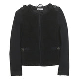 LIU JO Womens Black Quilted Button Jacket XS Polyester Blend Stylish