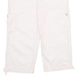 GLORIA VANDERBILT Womens Shorts White Casual Cargo UK 8 W30 Cotton Blend