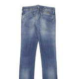 G-STAR Womens Slim Blue Denim Light W26 L33 Jeans Zip Classic