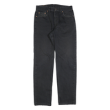 LEVI'S 612 02 Mens Jeans Black Regular Straight Denim W32 L32 Zip