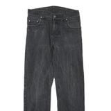 CARHARTT Womens Regular Black Denim Cotton Blend Zip Jeans W32 L30 Classic Style