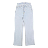 NEONHITCH Womens Jeans Light Blue Regular Straight Denim Light Wash W25 L27