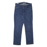 LEVI'S Womens Blue Regular Fit Straight Denim Medium W32 L29 Jeans Zip Closure