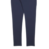 SILVIAN HEACH Womens Polyester Blend Navy Slim Skinny Trousers W32 L30