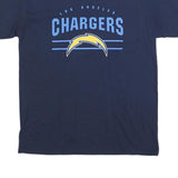 NFL Mens Navy Blue Los Angeles Chargers Graphic T-Shirt L Short Sleeve Crew Neck