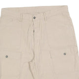LEVI'S Mens Shorts Beige Cargo Plain L W36 Cotton Comfortable Stylish