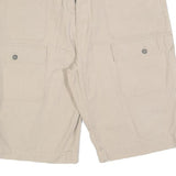 LEVI'S Mens Shorts Beige Cargo Plain L W36 Cotton Comfortable Stylish