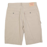 LEVI'S Mens Shorts Beige Cargo Plain L W36 Cotton Comfortable Stylish